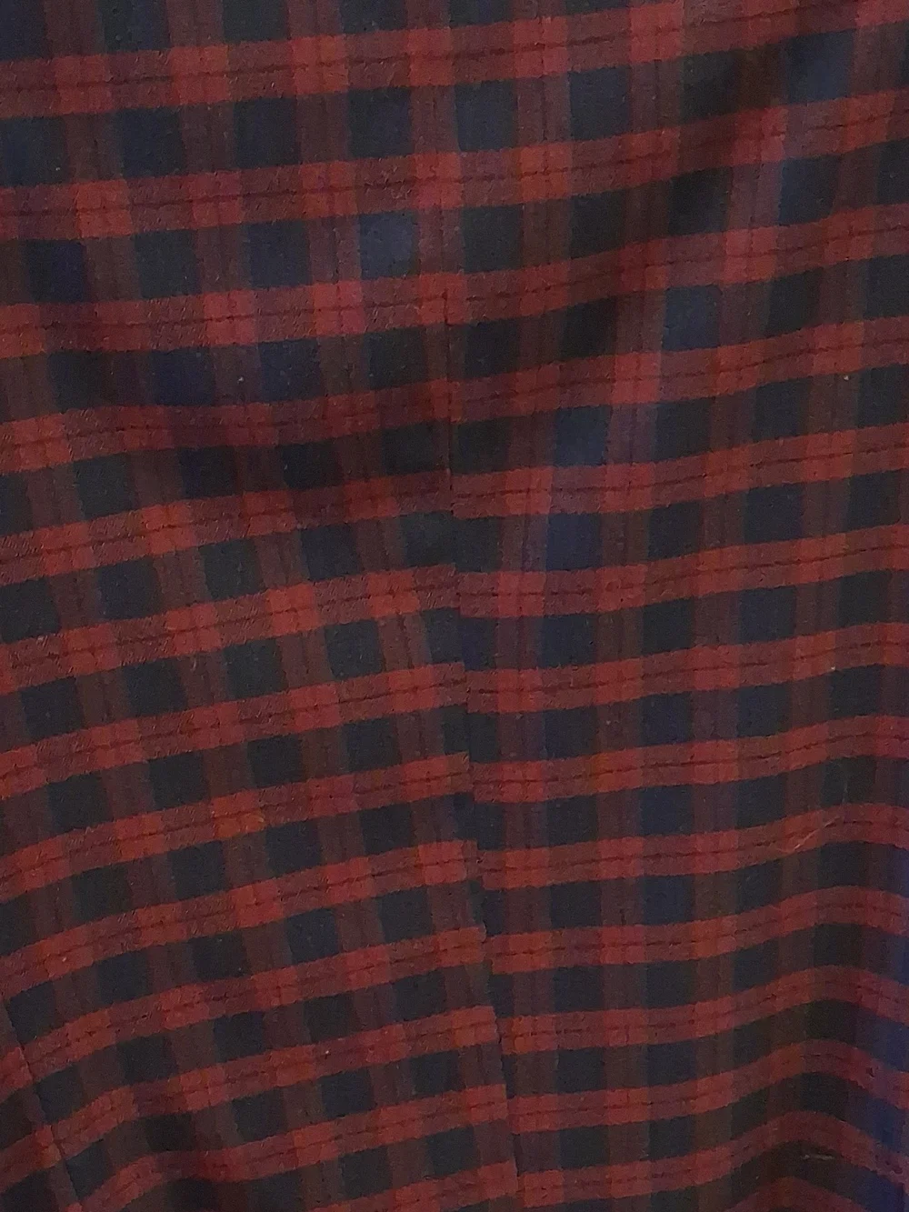 INC Men's Red & Blue Plaid Sport Coat (Free Matching Bowtie)